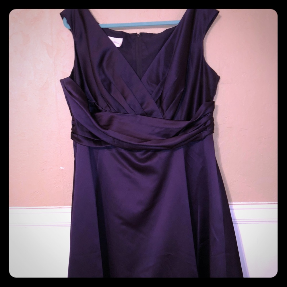 David’s Bridal formal knee length dress